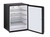 ADA24RB-13B U-Line ADA Series 24" ADA Solid Door Refrigerator with Lock - Field Reversible - Black