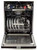 AELTTDWMBL AGA 24" Elise Fully Integrated Tall Tub Dishwasher with Smartsoil Sensor and Wave-Touch Controls - Matte Black