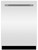 AMCTTDWWHT AGA 24" Mercury Fully Integrated Tall Tub Dishwasher with Smartsoil Sensor and Wave-Touch Controls - White