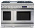 ARR-486GRDFN American Range Medallion 48" Dual Fuel Range with Sealed Gas Burners Grill Gas Oven & Electric Oven - Natural Gas - Stainless Steel