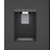 B36CD50SNB Bosch 500 Series 36" Counter Depth French Door Refrigerator - Black Stainless Steel