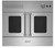 BWO30AGSV2 BlueStar 30" Single Gas Built-In Wall Oven with French Doors - Natural Gas - Stainless Steel