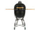 C1CHCSFS Coyote Asado Smoker with Cart and Side Shelves - Black