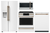 Package CAFEMW2 - Cafe Appliance 4 Piece Kitchen Package with Electric Range - Matte White with Brushed Bronze Hardware