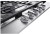 CBGJ3027S LG 30" Gas Cooktop with 5 Elements and Griddle - Stainless Steel