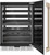CCP06DP4PW2 Cafe 24" Wine Center with Wifi and LED Light Wall - Matte White with Brushed Bronze Handle