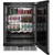 CCR06BM2PS5 Cafe Beverage Center with Wifi and LED Lightwall - Platinum Glass