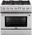 CGSR366L Capital Culinarian Series 36" Self-Clean Range with 6 Open Burners - Liquid Propane - Stainless Steel