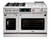 COB484BBL Capital 48" Connoisseurian Dual Fuel Self-Clean Range with 4 Open Burners + 24" Grill - Liquid Propane - Stainless Steel