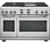 C2Y486P2MS1 Cafe 48" Dual Fuel Professional Range with Reversible Burner Gates and Professional Oven System - Stainless Steel with Brushed Stainless Handles - CLEARANCE