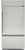 CDB36RP2PS1 Cafe 36" Smart 21.3 cu ft Built In Bottom Freezer Refrigerator - Right Hinge - Stainless Steel with Brushed Stainless Handles