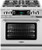 CSB304N Capital 30" Connoisseurian Dual Fuel Self-Clean Range with 4 Sealed Burners - Natural Gas - Stainless Steel