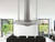 CTPE48CSX Zephyr 48" Designer Collection Trapeze Island Hood - Requires Blower - Stainless Steel