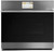CTS70DM2NS5 Cafe 30" Modern Glass Collection Electric Single Wall Oven with Top-Down True Convection and Full Color Display - Platinum Glass with Brushed Stainless Steel Handle