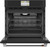 CTS90DP3ND1 Cafe 30" Professional Series Smart Built In Convection Single Wall Oven - Matte Black with Brushed Stainless Steel Handle