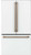 CWE23SP4MW2 Cafe Series 36" Counter Depth French Door Refrigeratos - Matte White with Brushed Bronze Handles