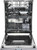 DBI675IXXLS Asko 24" 50 Series Dishwasher with Integrated Handle and 9 Spray Wash System - 40 dBa - Stainless Steel