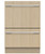 DD24DTX6I1 Fisher & Paykel 24" Series 11 Smart Double Drawer Dishwasher Stainless Interior - 44 dBA - Custom Panel