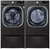 DLGX4501B LG 27" 7.4 cu.ft. Ultra Large Capacity Gas Dryer with Sensor Dry Turbo Steam Technology and Wi-Fi Connectivity - Black Steel