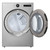 DLGX5501V LG 27" 7.4 cu. Ft. Ultra Large Capacity Smart Energy Star Front Load Gas Dryer with 23 Dry Cycles and 4 Temperature Settings - Graphite Stainless Steel