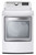 DLGX7601WE LG 27" 7.3 Cu. Ft. Ultra Large Capacity High Efficiency Gas Steam Dryer with EasyLoad Door - White
