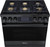 DOP36M86DPM Dacor 36" Modernist Collection Contemporary Series Dual Fuel Steam Range with 6 Burners - Liquid Propane - Graphite Stainless Steel