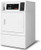 Speed Queen DV6010WE 27" 7.0 cu. ft. Front Control Light Commercial Coin Drop Electric Dryer - White