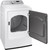 DVE45T3400W Samsung 27" 7.4 cu ft Electric Dryer - White