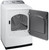 DVG50R5200W Samsung 27" 7.4 cu. ft. Smart Care Gas Dryer with Steam 10 Preset Drying Cycles and Sensor Dry - White