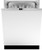 DW24PR Bertazzoni 24" Professional 49 dBA Dishwasher with 6 Wash Cycles and 2 Pump System - Custom Panel