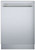 DWHD770WFM Thermador 24" Masterpiece Sapphire 7 Program Dishwasher with StarDry and Sapphire Glow - Stainless Steel with Masterpiece Series Handle