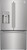 ERFC2393AS Electrolux 36" Counter-Depth French Door Refrigerator - Stainless Steel