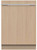 DW24U2I1 Fisher & Paykel 24" Dishwasher 12 Place Settings and 2 Racks - Custom Panel