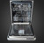 F6DWT24SS2 Fulgor Milano 24" Top Control Dishwasher - 45 dBa - Stainless Steel