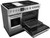 F6PDF486GS1 Fulgor Milano 48" Sofia Pro Dual Fuel Range with 6 Sealed Burners and Griddle - Stainless Steel