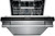 FPID2498SF Frigidaire 24" Professional Series Built-In Dishwasher with OrbitClean and EvenDry - Stainless Steel