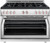 FR488GN Forza 48" Professional Gas Range with 8 Full Brass Burners - Stainless Steel