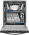 FGID2468UD Frigidaire Gallery 24" Fully Integrated Dishwasher with Dual OrbitClean and MaxBoost Dry - SmudgeProof Black Stainless Steel