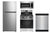 Package 16 - Frigidaire Appliance Package - 4 Piece Appliance Package with Top Mount Refrigerator and Gas Range - Stainless Steel