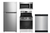 Package 15 - Frigidaire Appliance Package - 4 Piece Appliance Package with Top Mount Refrigerator and Electric Range - Stainless Steel