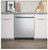 GDT225SSLSS GE 24" Dishwasher with Autosense Cycle and 3 Level Wash - 50 dBa - Stainless Steel