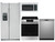 Package 5 - GE Appliance Package - 4 Piece Appliance Package with Gas Slide-In Range - Stainless Steel