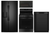 Package 24 - GE Appliance Package - 4 Piece Appliance Package with Gas Range - Black