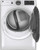 GFD65ESSNWW GE 28" 7.8 cu. ft. Front Load Electric Dryer with Steam Wifi and Sanitize Cycle - White