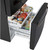 GFE26JEMDS GE 36" 25.6 Cu. Ft. French-Door Refrigerator with LED Lighting and Full-Width Deli Drawer - Fingerprint Resistant Black Slate