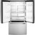 GFE26JYMFS GE 36" 25.6 Cu. Ft. French-Door Refrigerator with LED Lighting - Fingerprint Resistant Stainless Steel