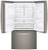 GFE28GMKES GE 36" 27.8 Cu. Ft. French-Door Bottom Freezer Refrigerator With Showcase LED Lighting - Fingerprint Resistant Slate