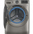 GFW650SPNSN GE 28" Front Load Steam Washer 4.8 Cu. Ft. with SmartDispense WiFi OdorBlock and Sanitize and Allergen - Satin Nickel