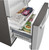 GNE25JYKFS GE 33" French Door 24.8 Cu. Ft. Refrigerator with Internal Water Dispenser - Fingerprint Resistant Stainless Steel