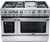 GSCR486GL Capital 48" Precision Pro Style Gas Convection Range 6 Burners & Griddle - Liquid Propane - Stainless Steel